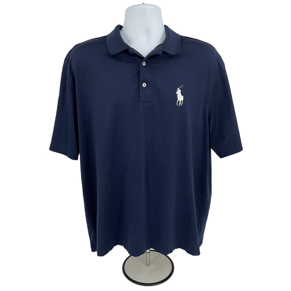 Polo Golf Ralph Lauren Performance Polo Shirt Athletic Fit XL #1247
